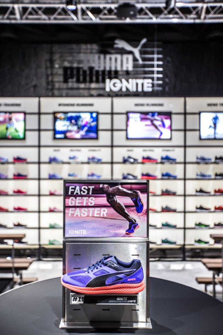 studio 38 Puma Retail Displays and Visual Merchandising
